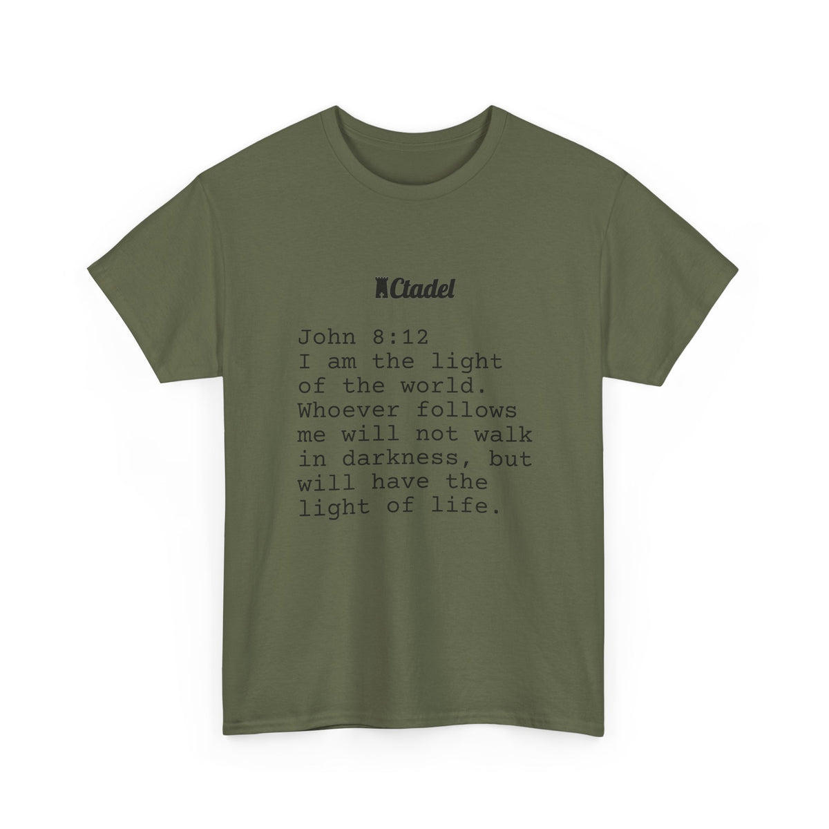 John 8:12 Christian T‑Shirt