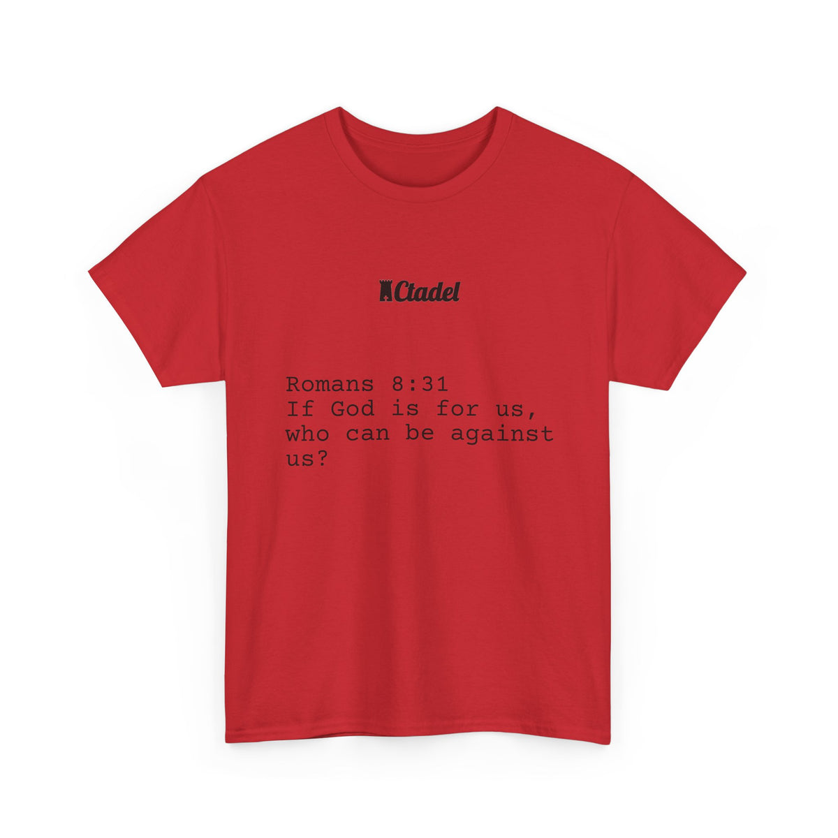 Romans 8:31 Christian T‑Shirt