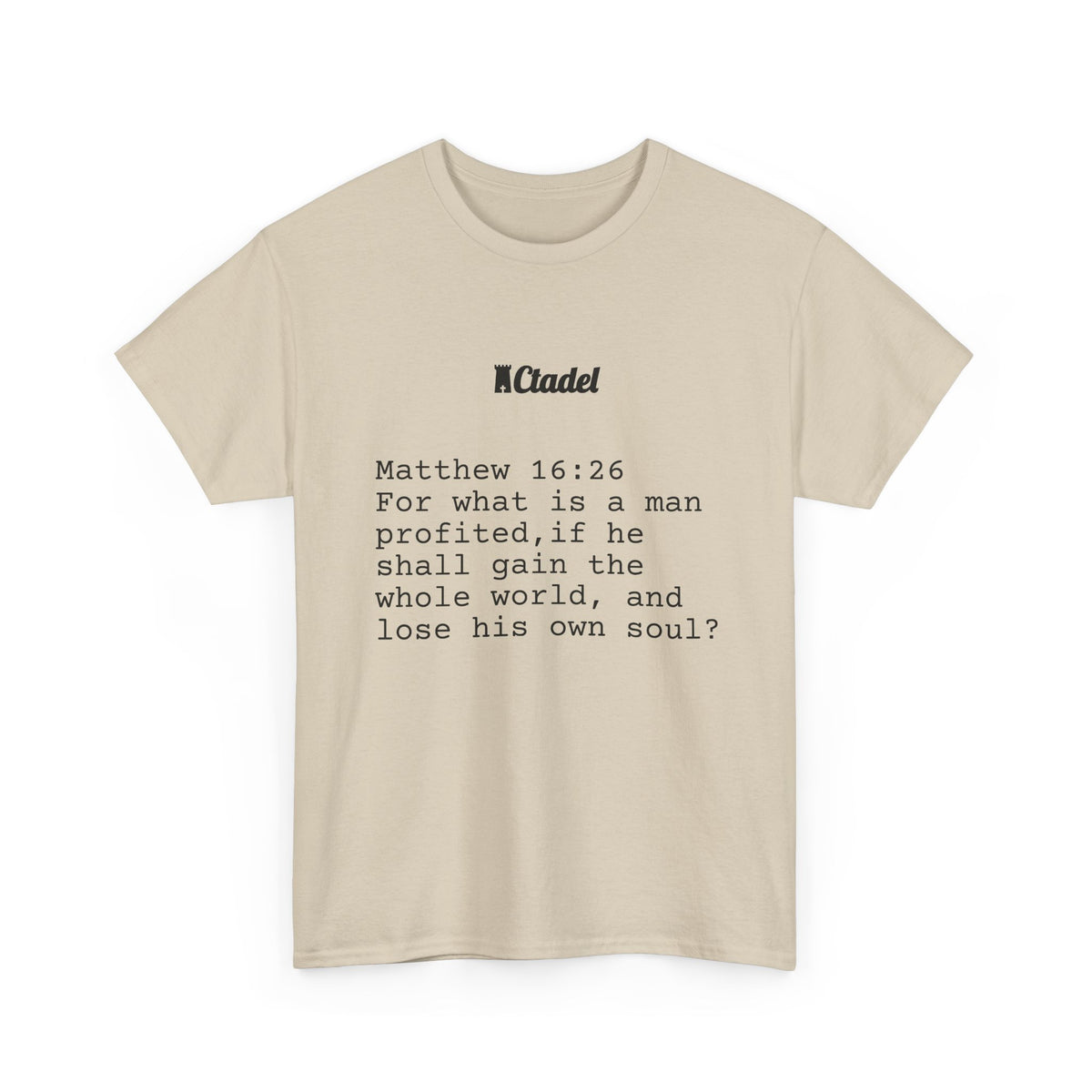 Matthew 16:26 Christian T‑Shirt