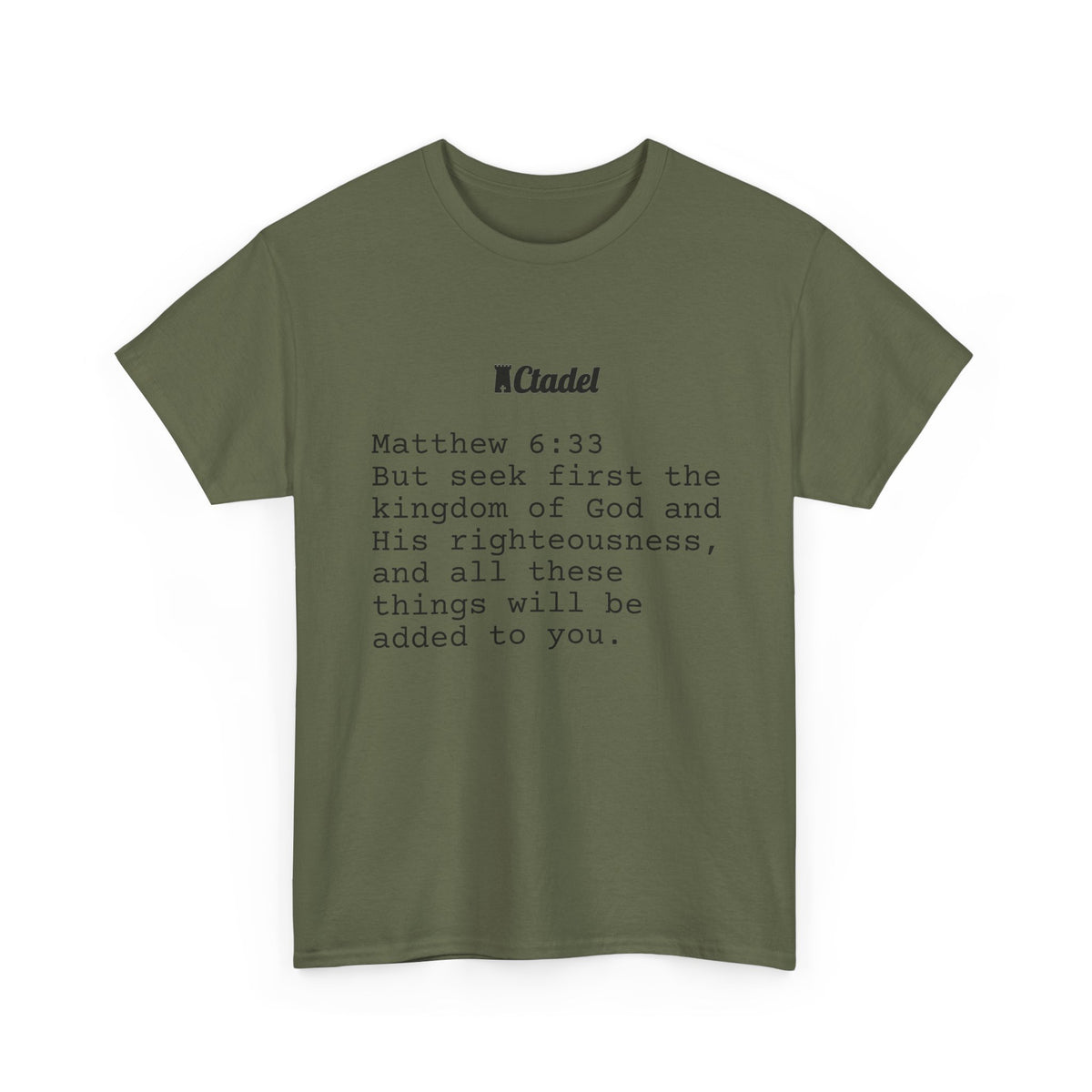 Matthew 6:33 Christian T‑Shirt
