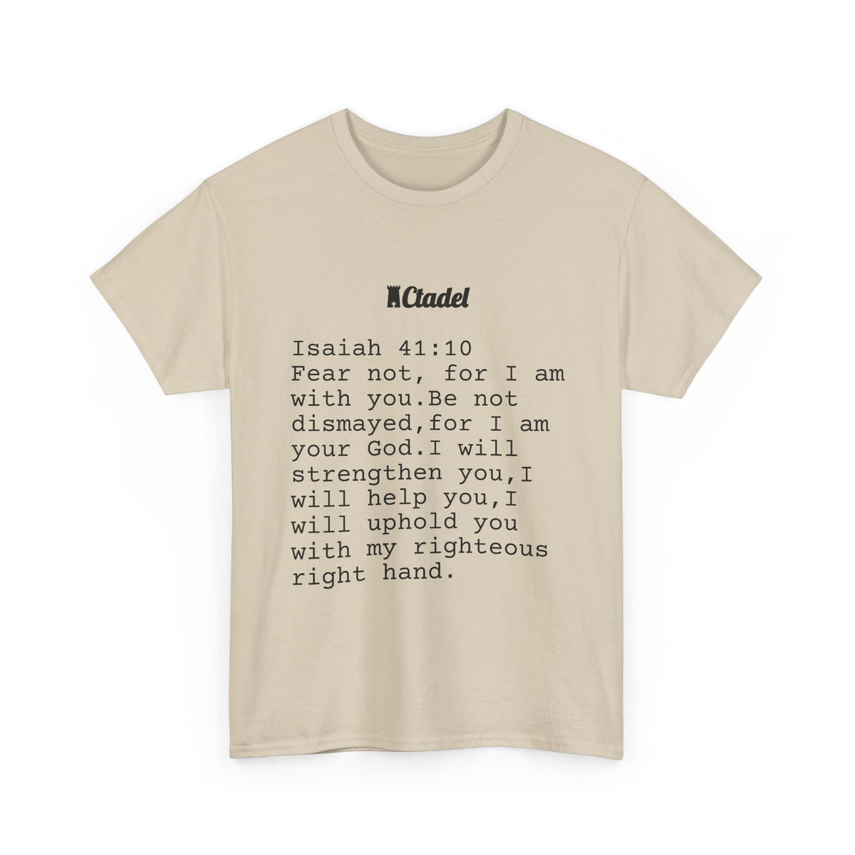 Isaiah 41:10 Christian T‑Shirt
