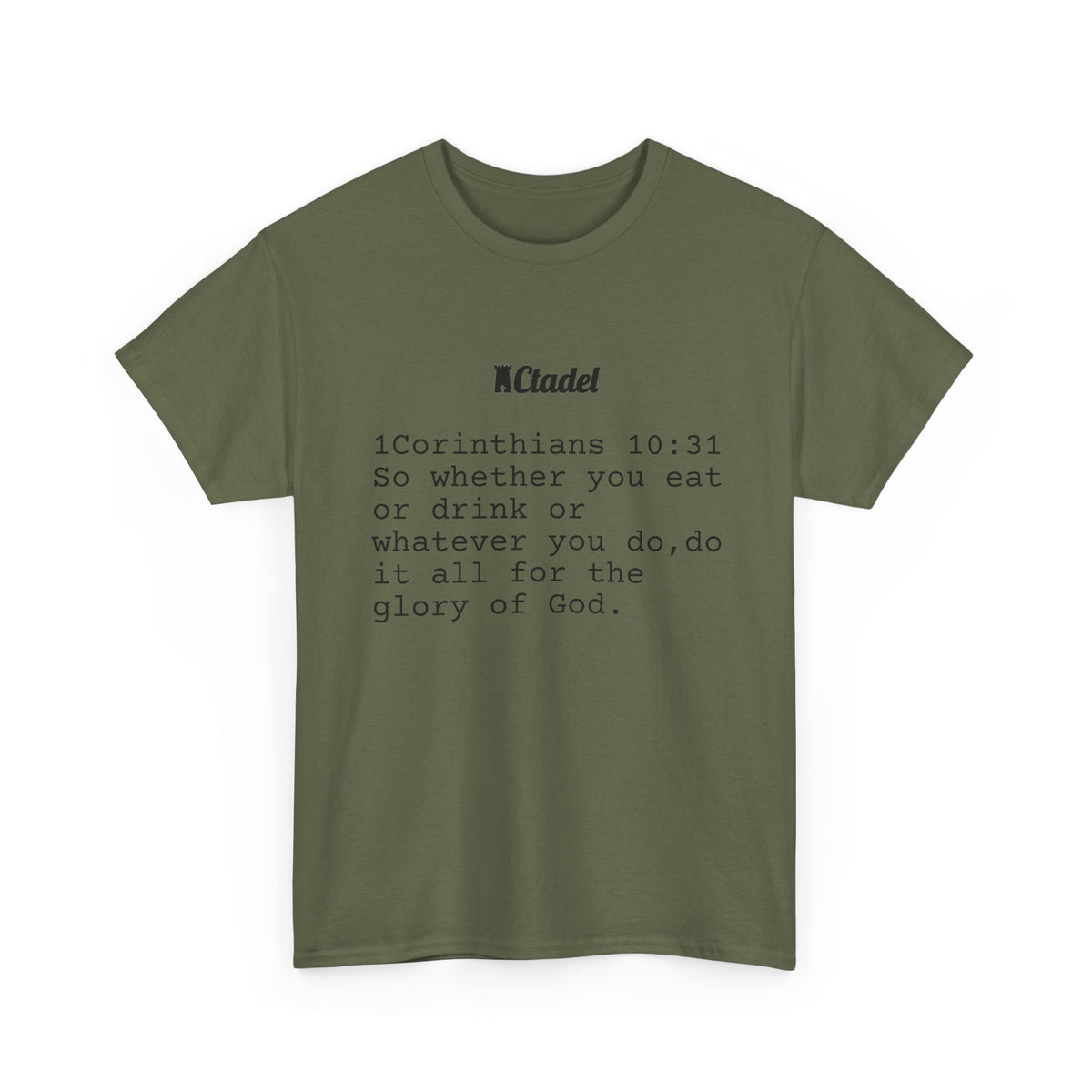 1 Corinthians 10:31 Christian T‑Shirt