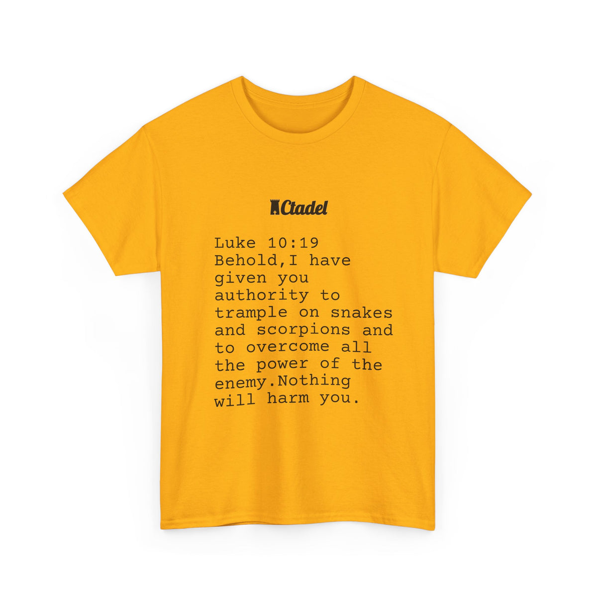 Luke 10:19 Christian T‑Shirt