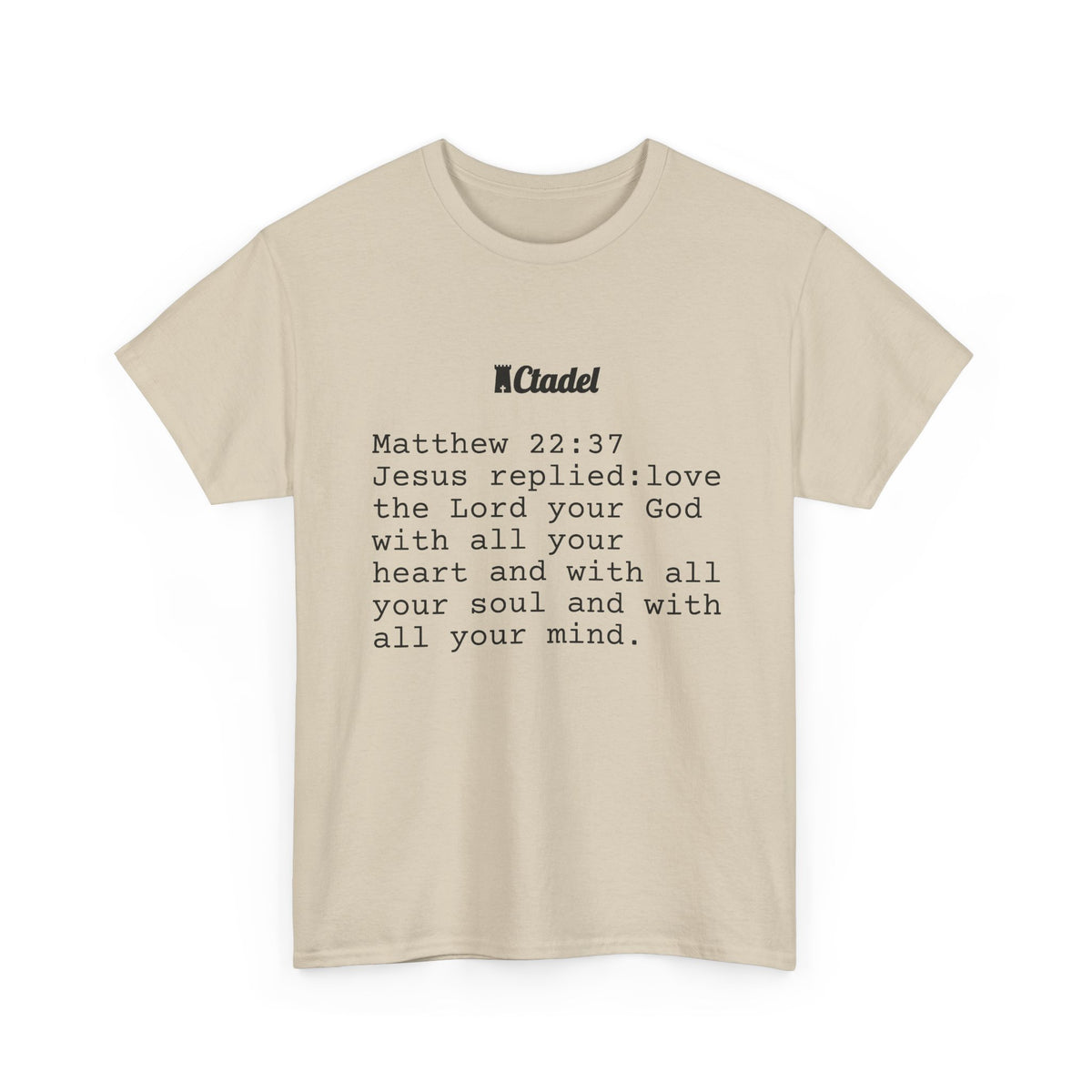 Matthew 22:37 Christian T‑Shirt