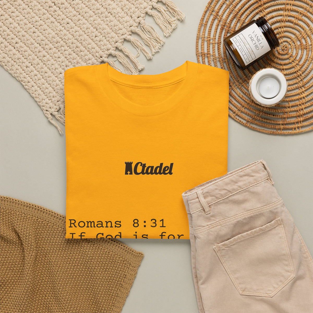 Romans 8:31 Christian T‑Shirt