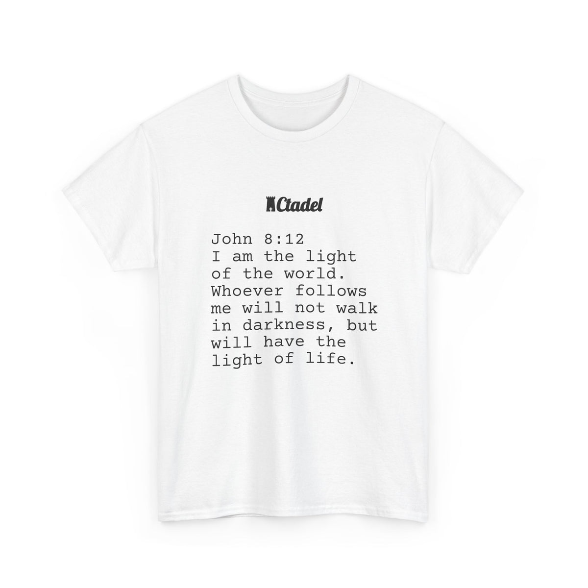 John 8:12 Christian T‑Shirt