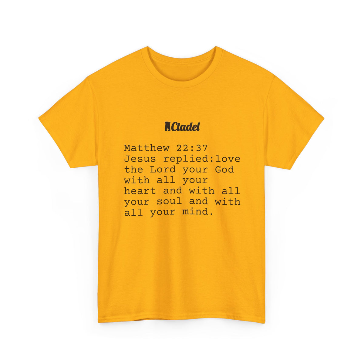 Matthew 22:37 Christian T‑Shirt