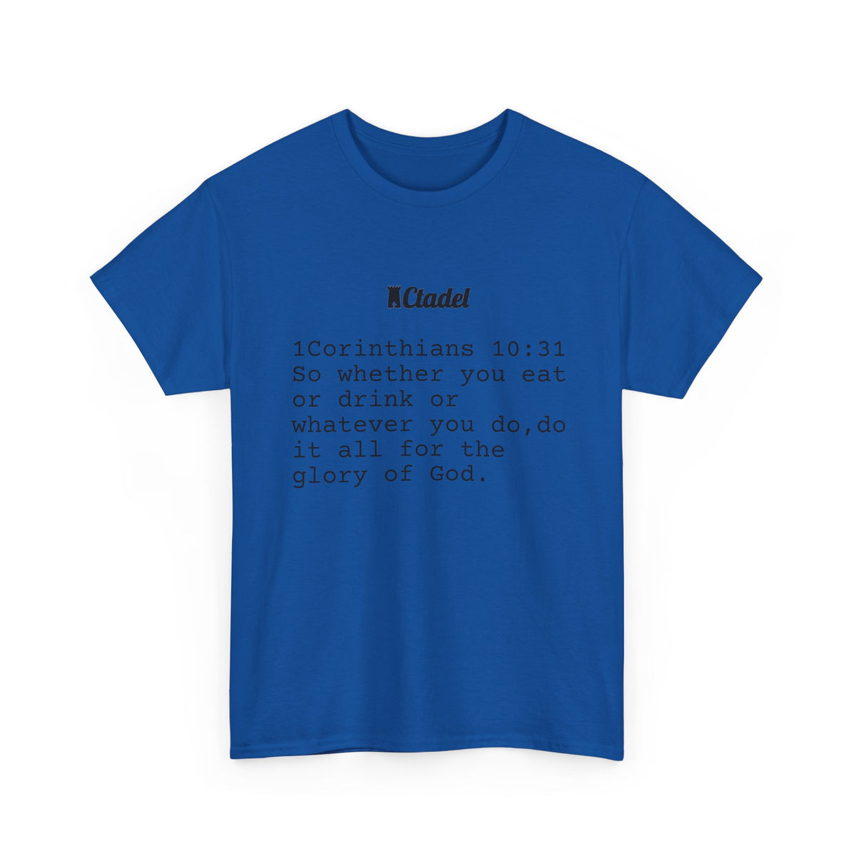 1 Corinthians 10:31 Christian T‑Shirt