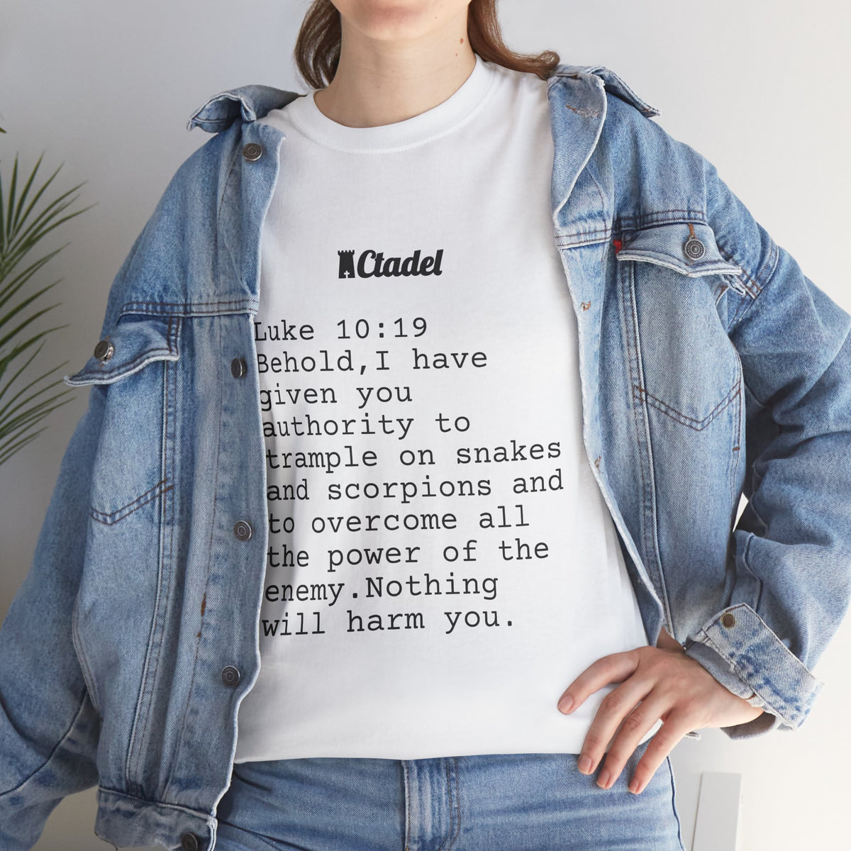 Luke 10:19 Christian T‑Shirt