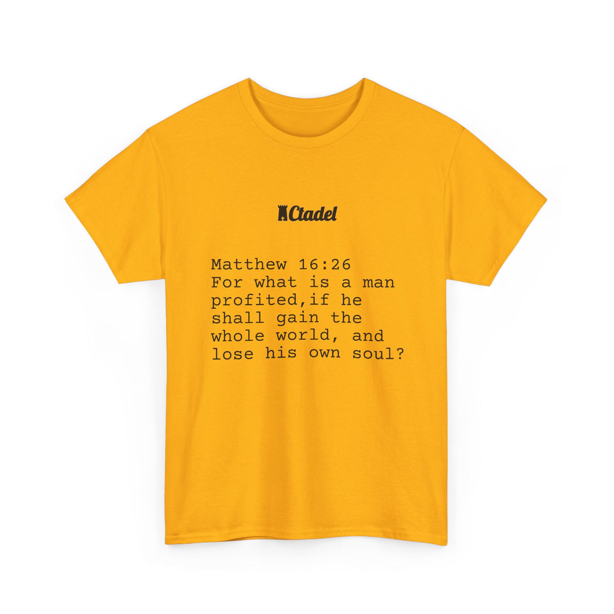 Matthew 16:26 Christian T‑Shirt