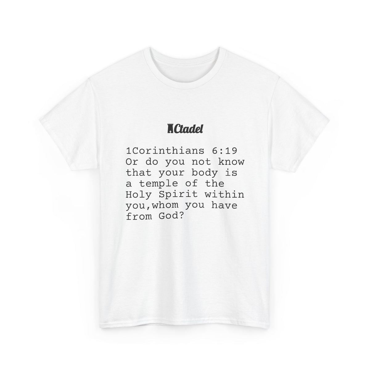 1 Corinthians 6:19 Christian T‑Shirt
