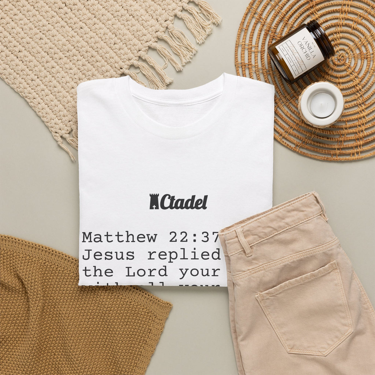 Matthew 22:37 Christian T‑Shirt
