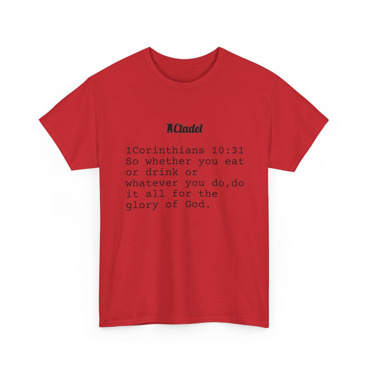1 Corinthians 10:31 Christian T‑Shirt