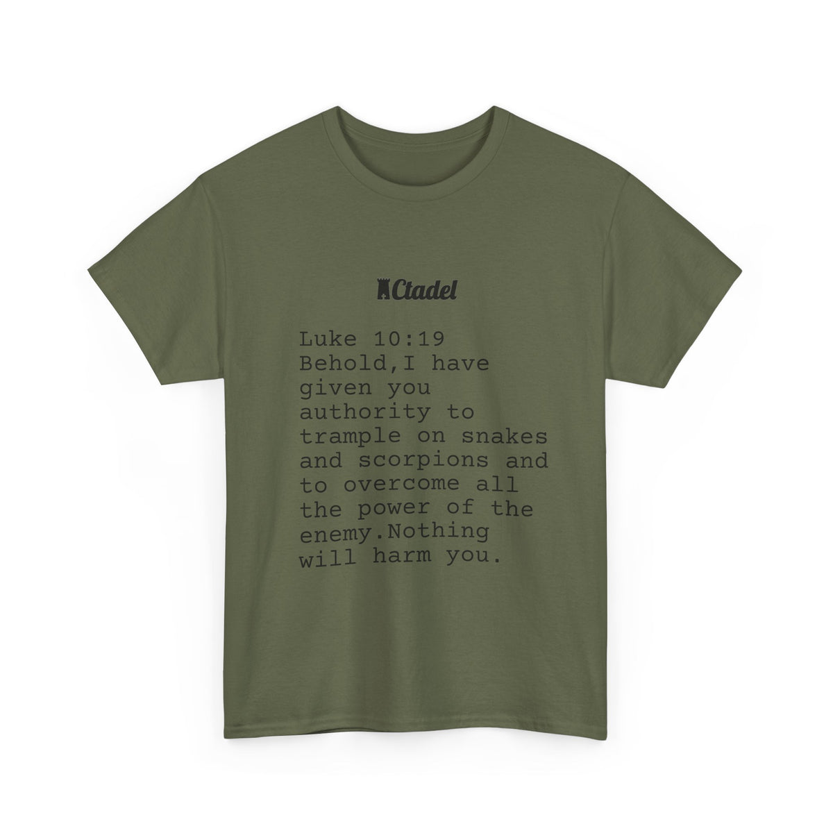 Luke 10:19 Christian T‑Shirt