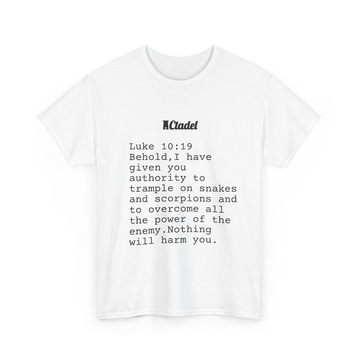 Luke 10:19 Christian T‑Shirt
