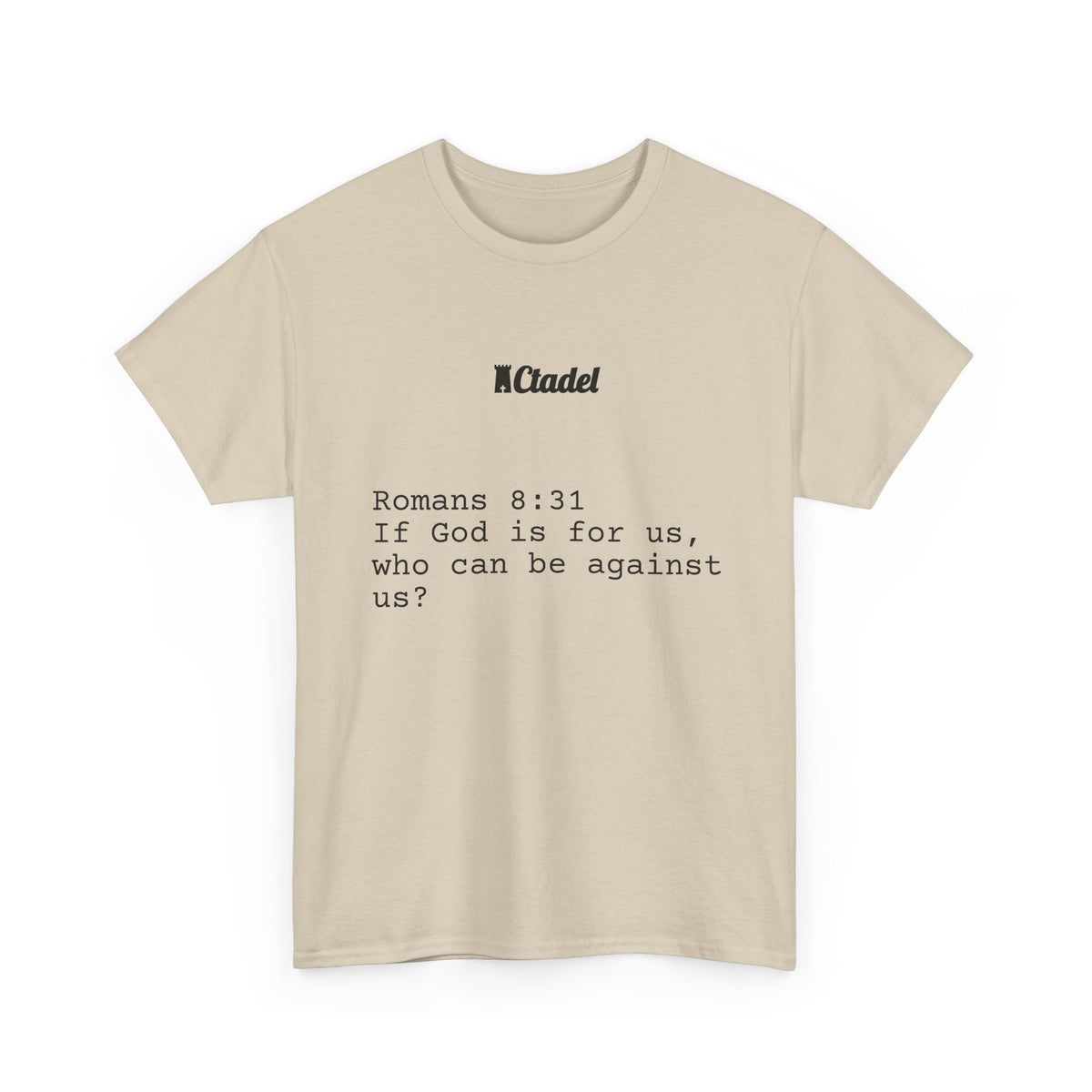 Romans 8:31 Christian T‑Shirt