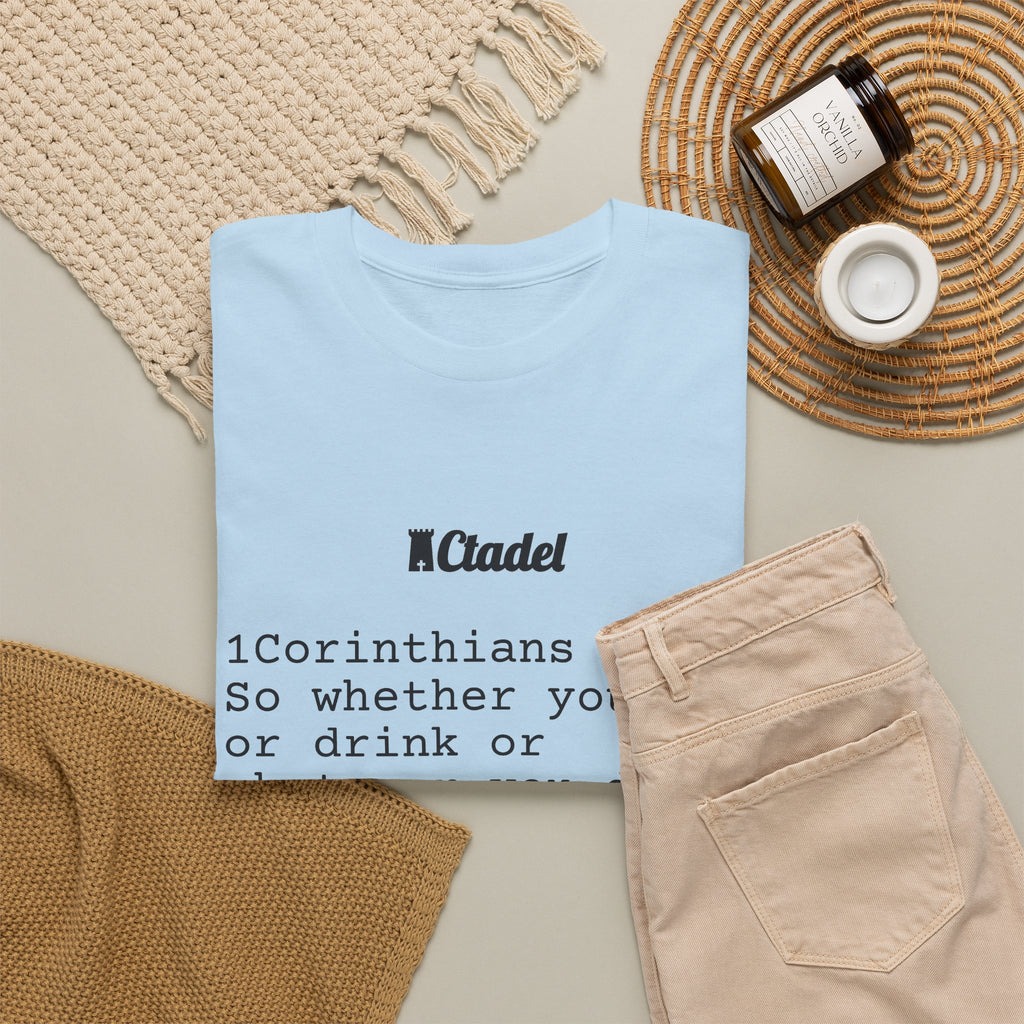 1 Corinthians 10:31 Christian T‑Shirt