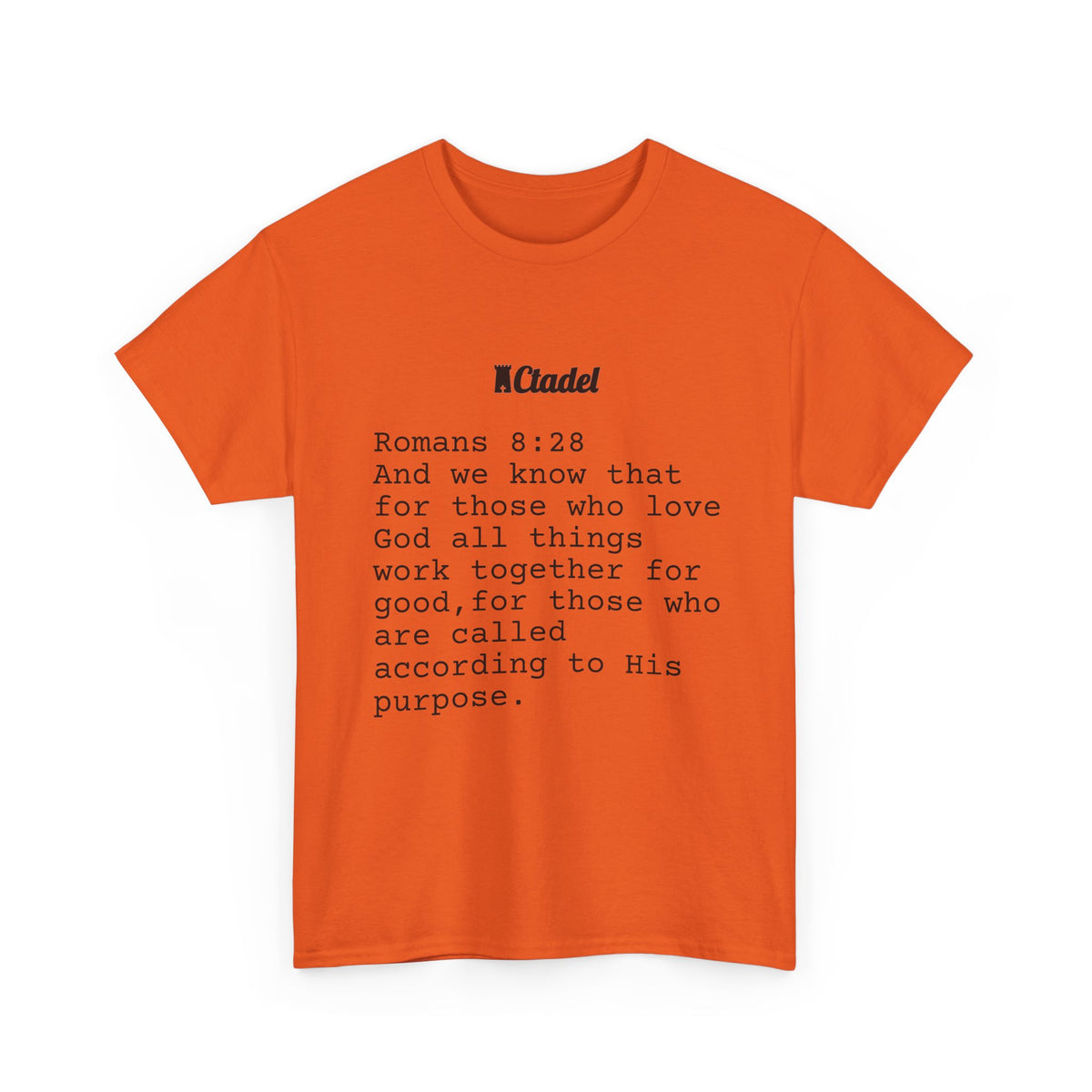 Romans 8:28 Christian T‑Shirt