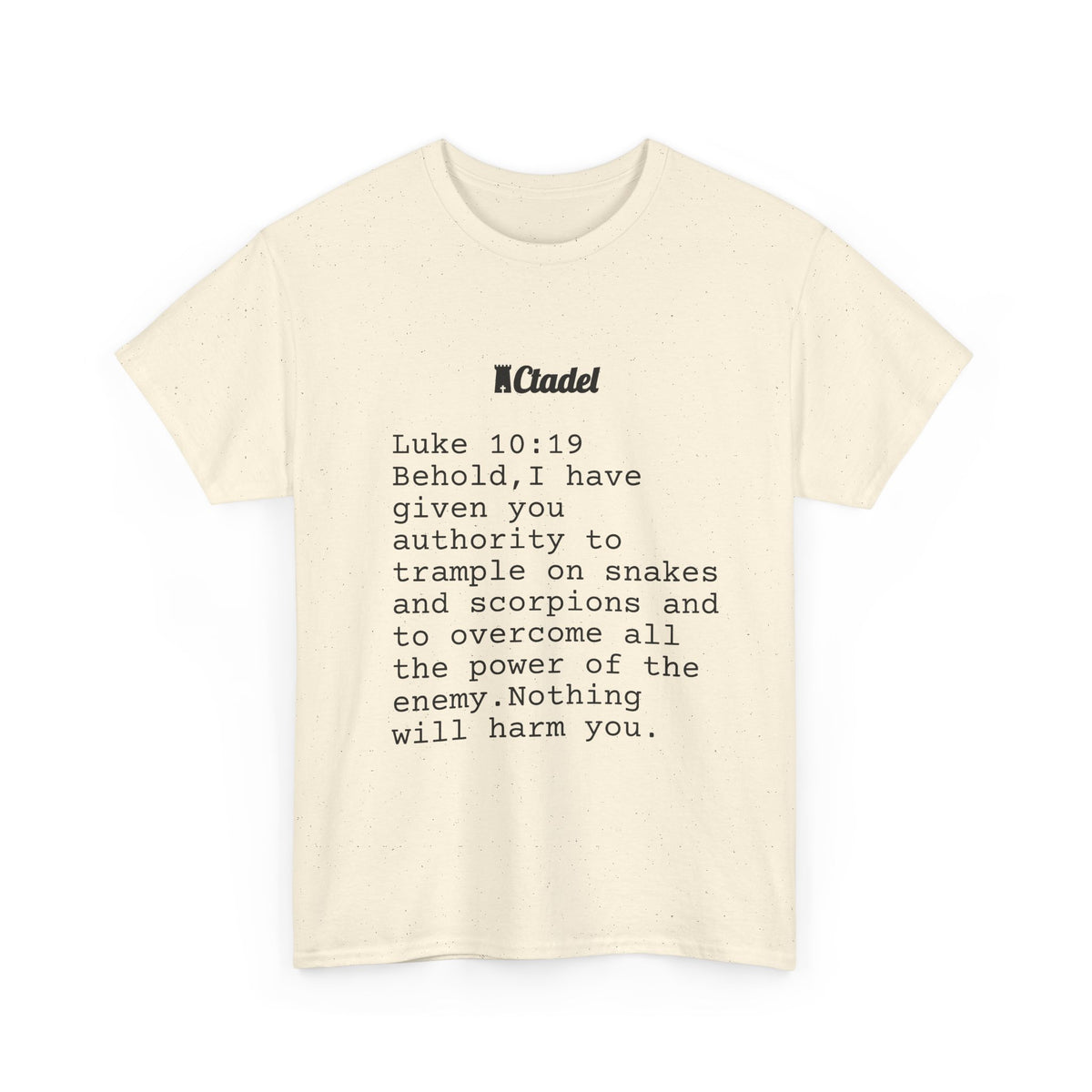 Luke 10:19 Christian T‑Shirt