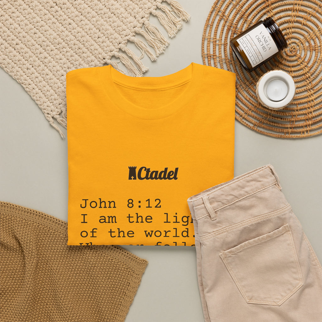 John 8:12 Christian T‑Shirt