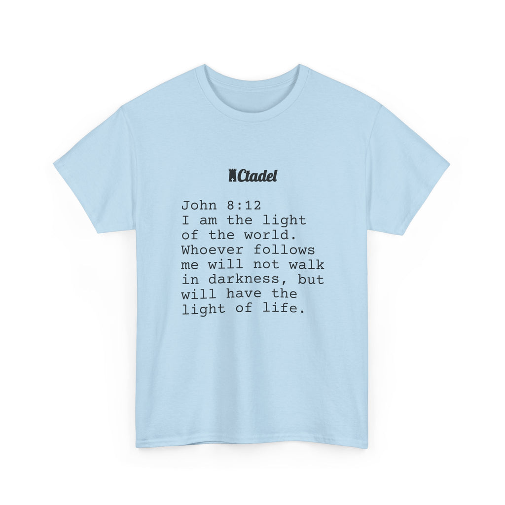 John 8:12 Christian T‑Shirt