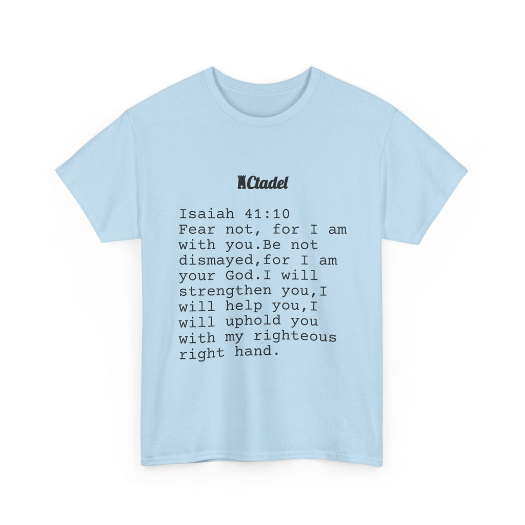 Isaiah 41:10 Christian T‑Shirt