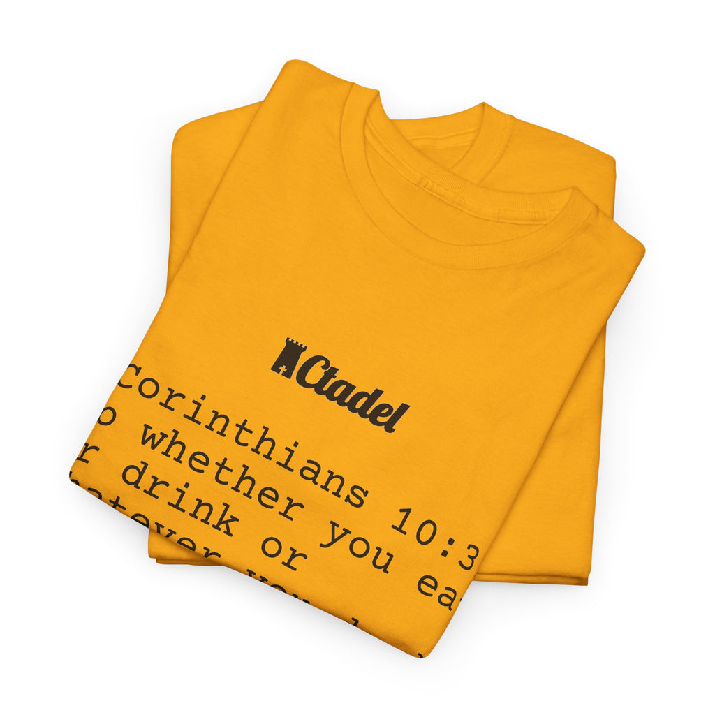1 Corinthians 10:31 Christian T‑Shirt