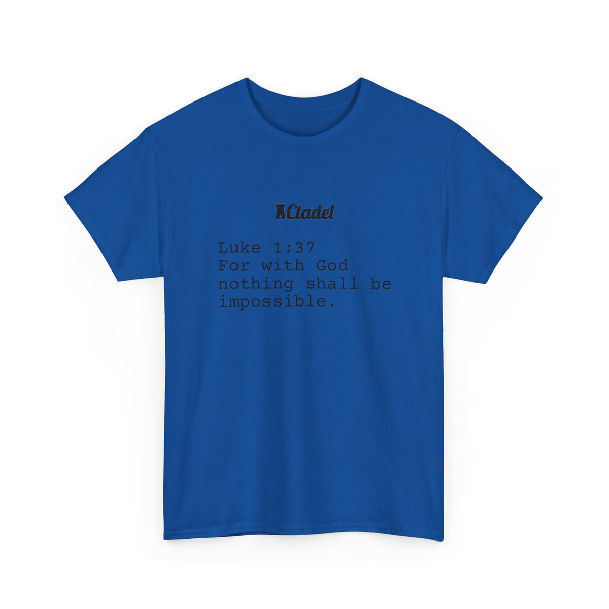 Luke 1:37 Christian T‑Shirt