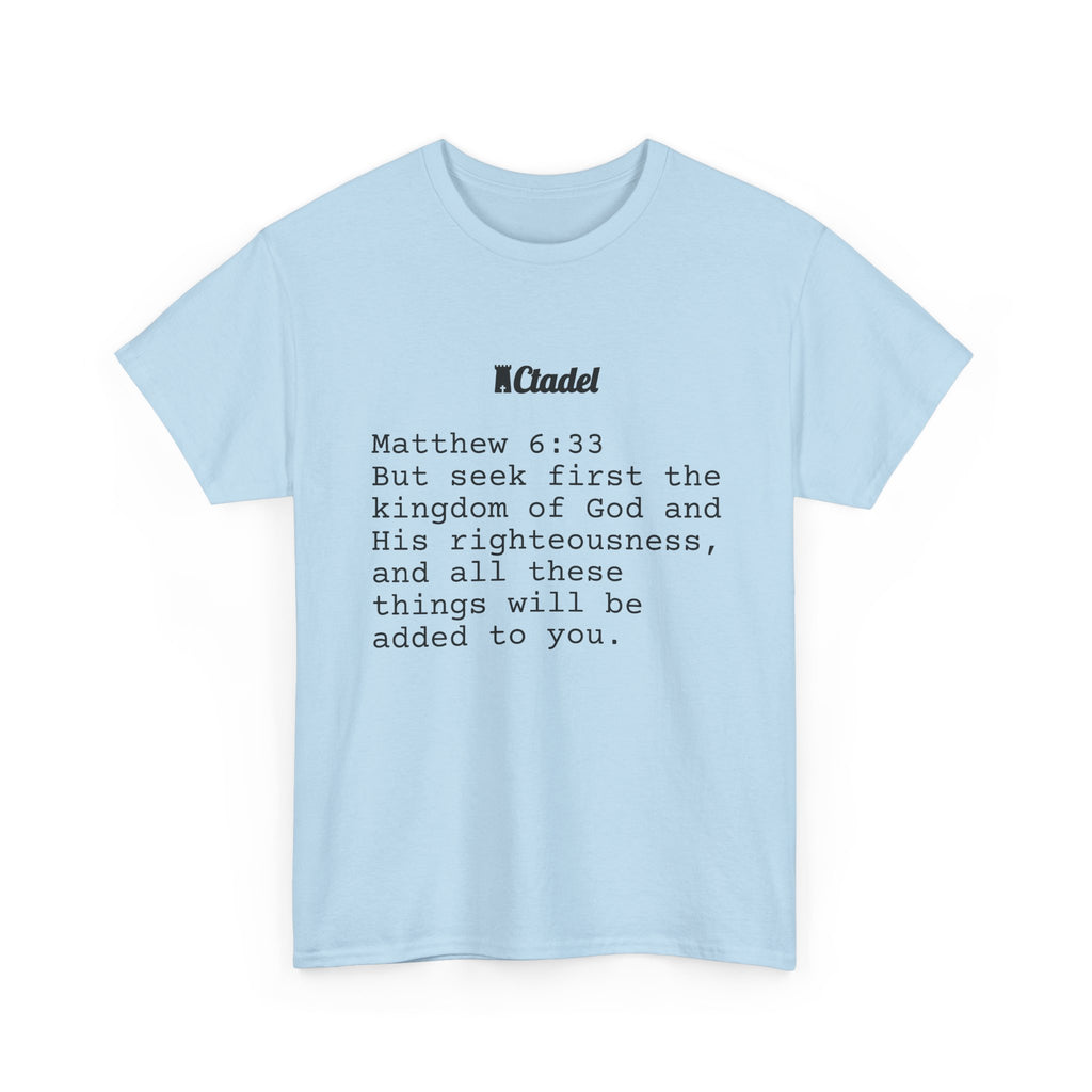 Matthew 6:33 Christian T‑Shirt