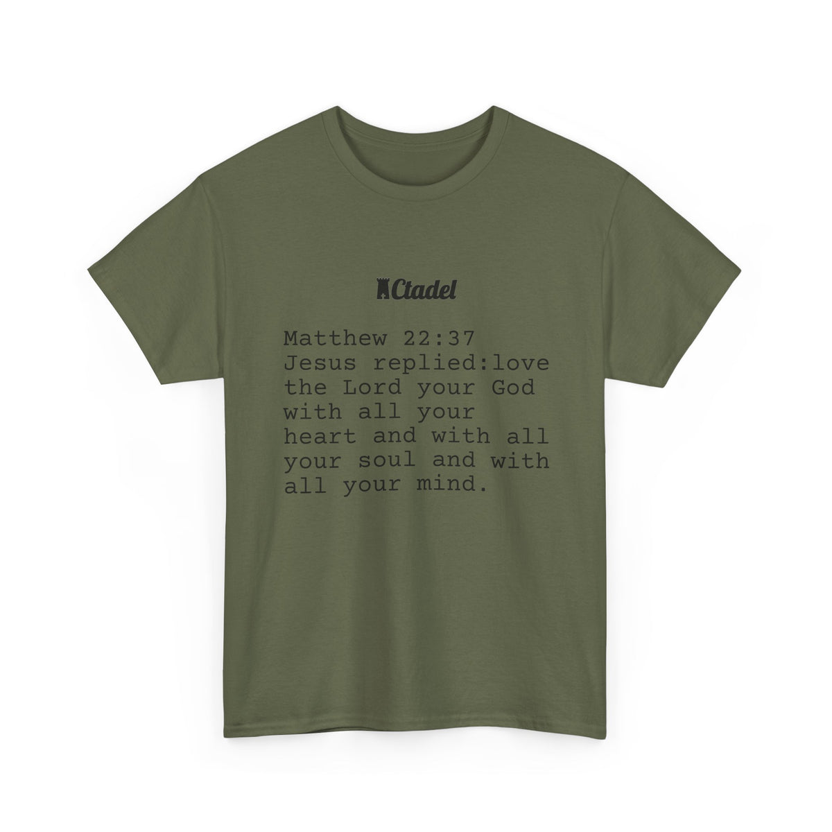 Matthew 22:37 Christian T‑Shirt