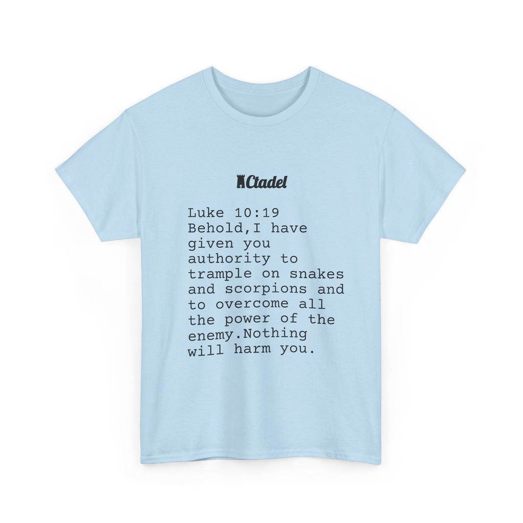 Luke 10:19 Christian T‑Shirt