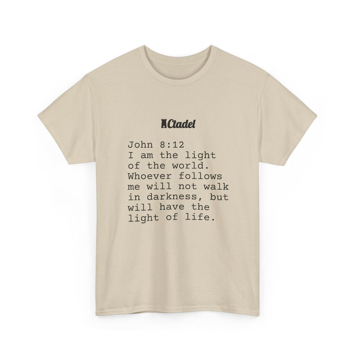 John 8:12 Christian T‑Shirt