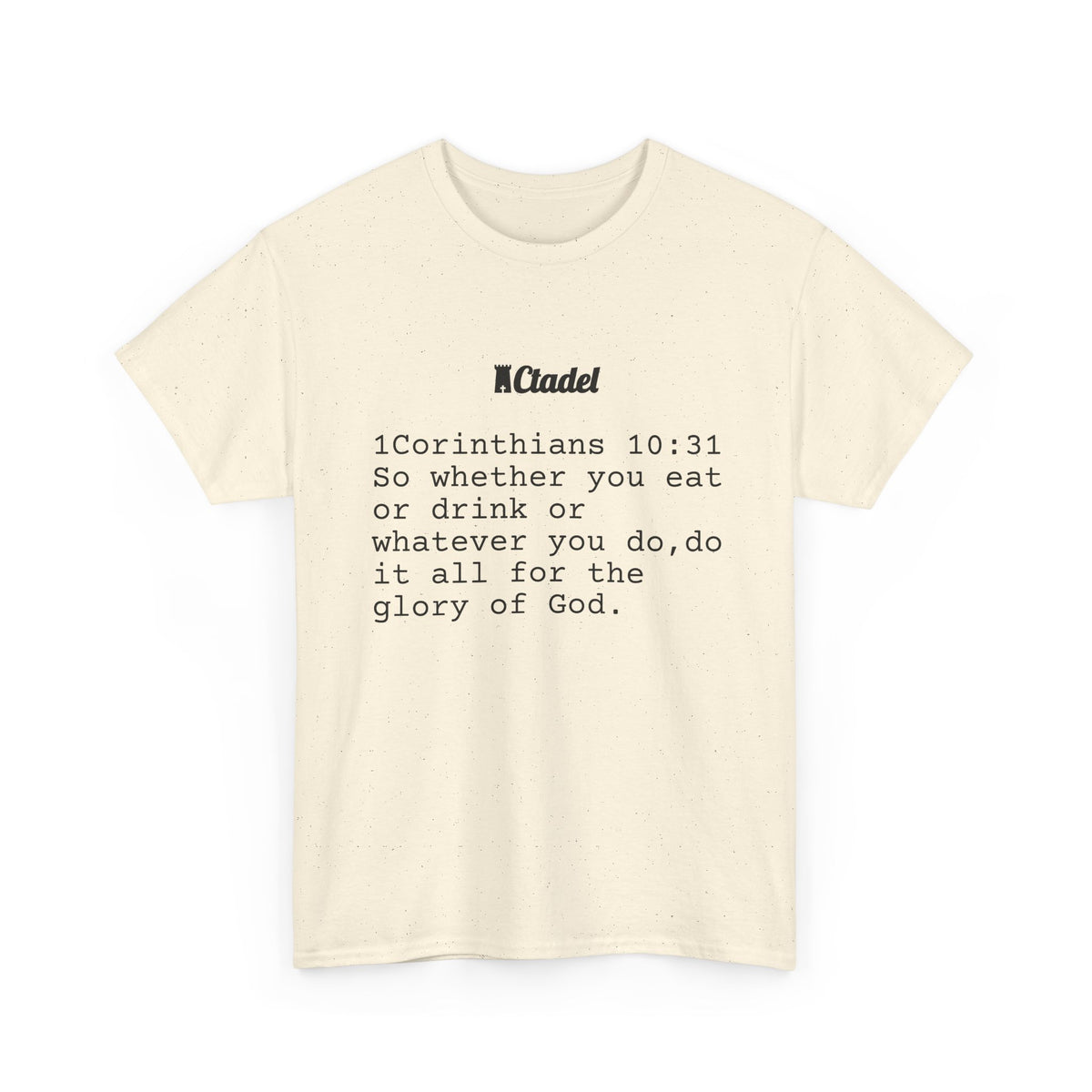 1 Corinthians 10:31 Christian T‑Shirt