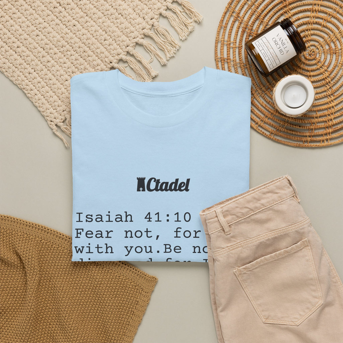 Isaiah 41:10 Christian T‑Shirt