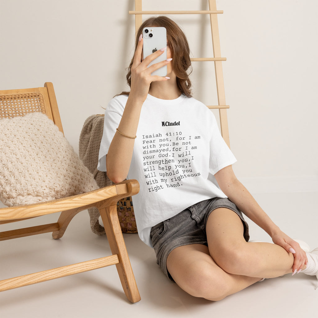 Isaiah 41:10 Christian T‑Shirt