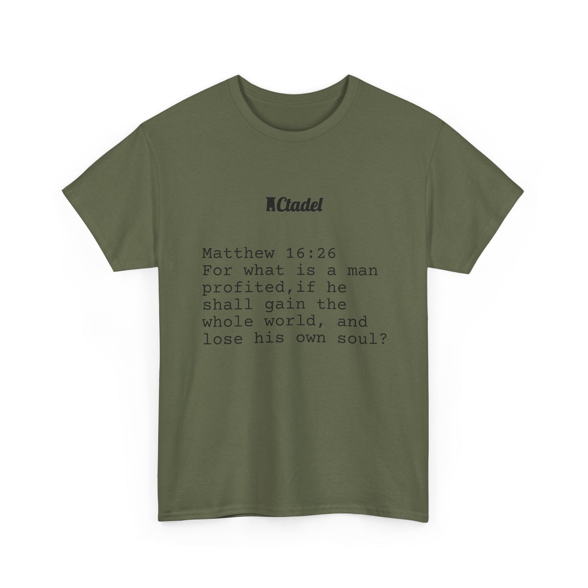 Matthew 16:26 Christian T‑Shirt