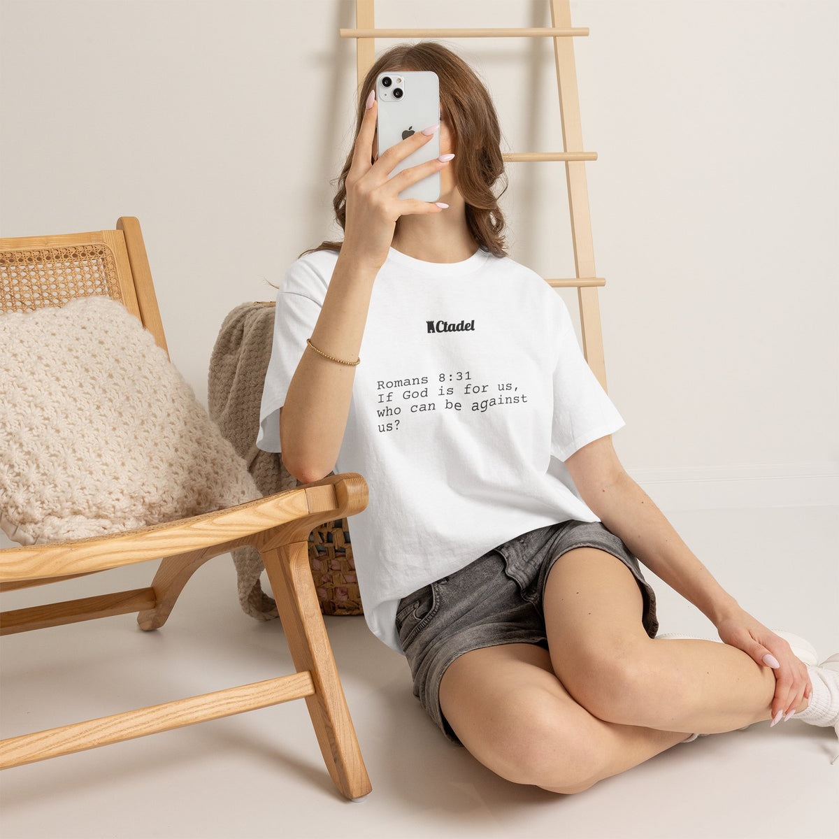 Romans 8:31 Christian T‑Shirt