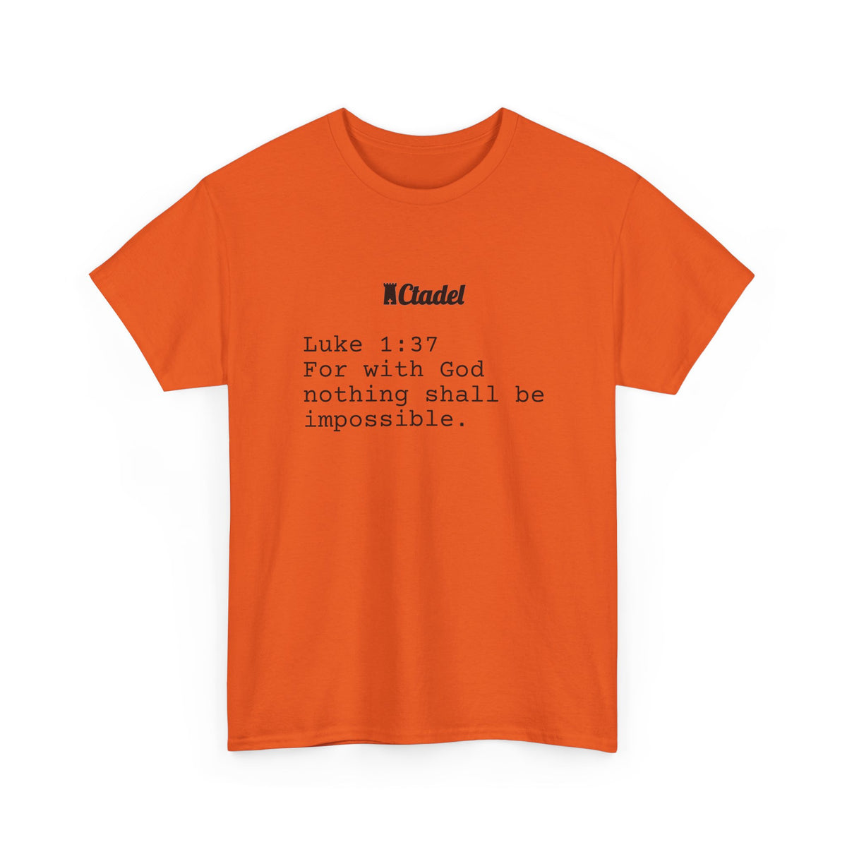 Luke 1:37 Christian T‑Shirt