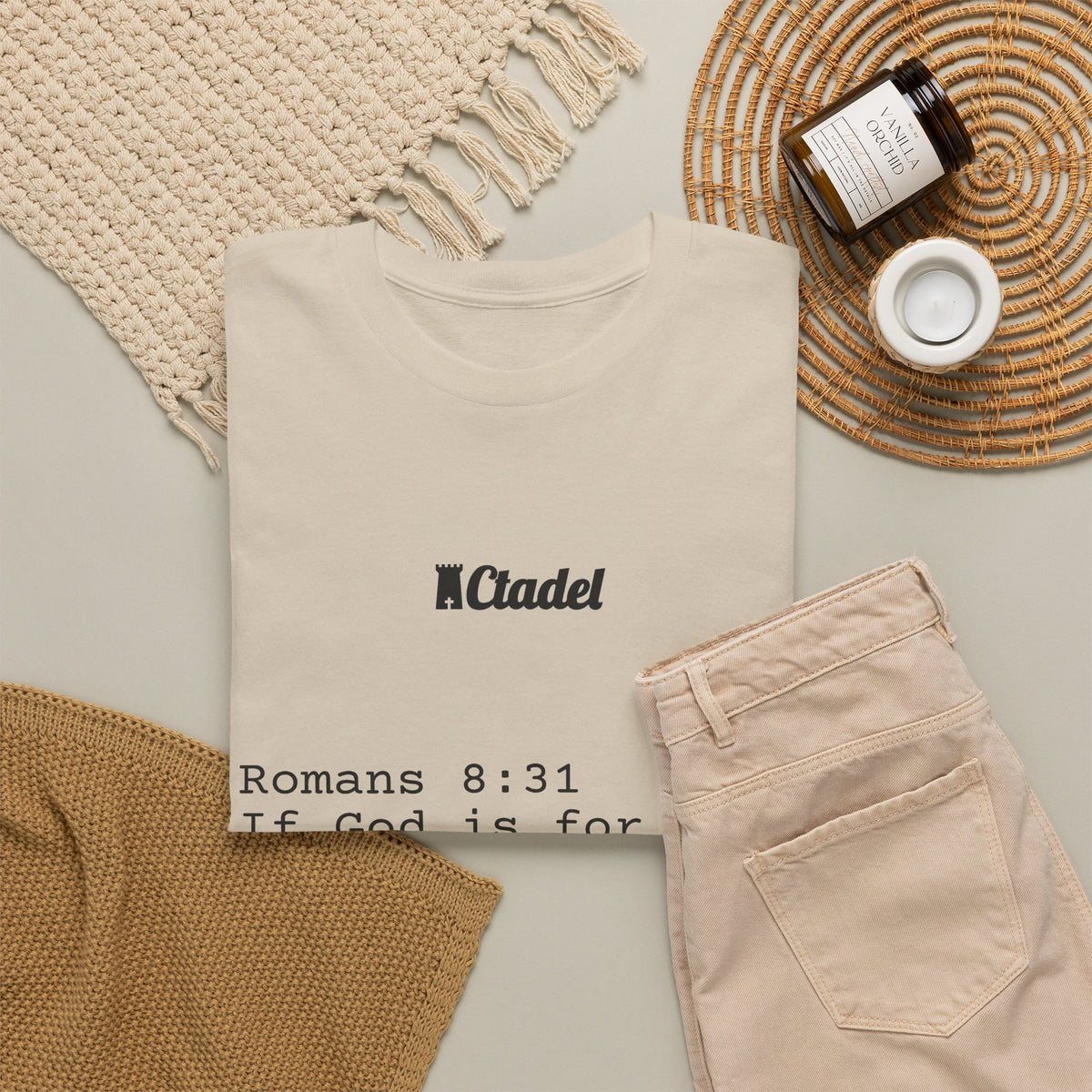 Romans 8:31 Christian T‑Shirt