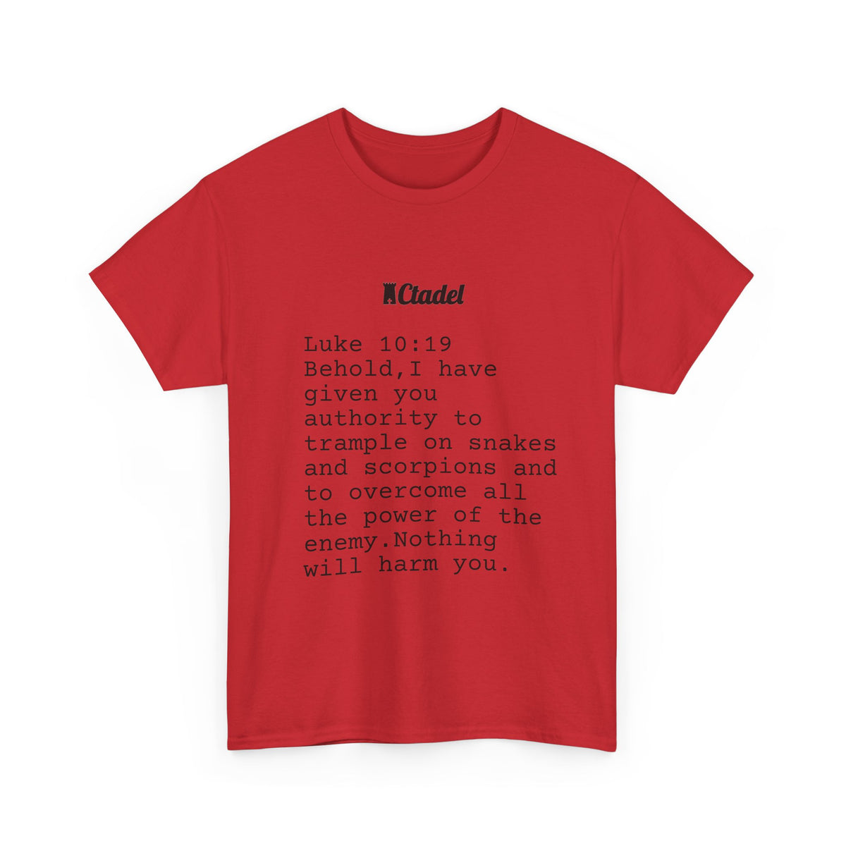 Luke 10:19 Christian T‑Shirt
