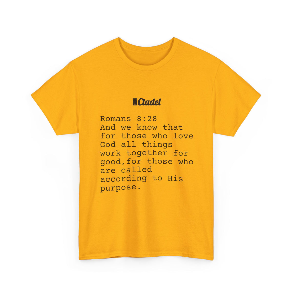 Romans 8:28 Christian T‑Shirt