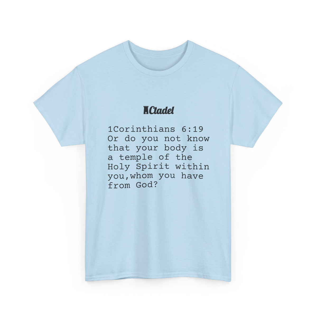 1 Corinthians 6:19 Christian T‑Shirt