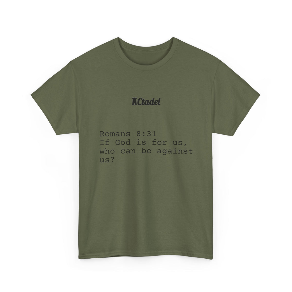 Romans 8:31 Christian T‑Shirt