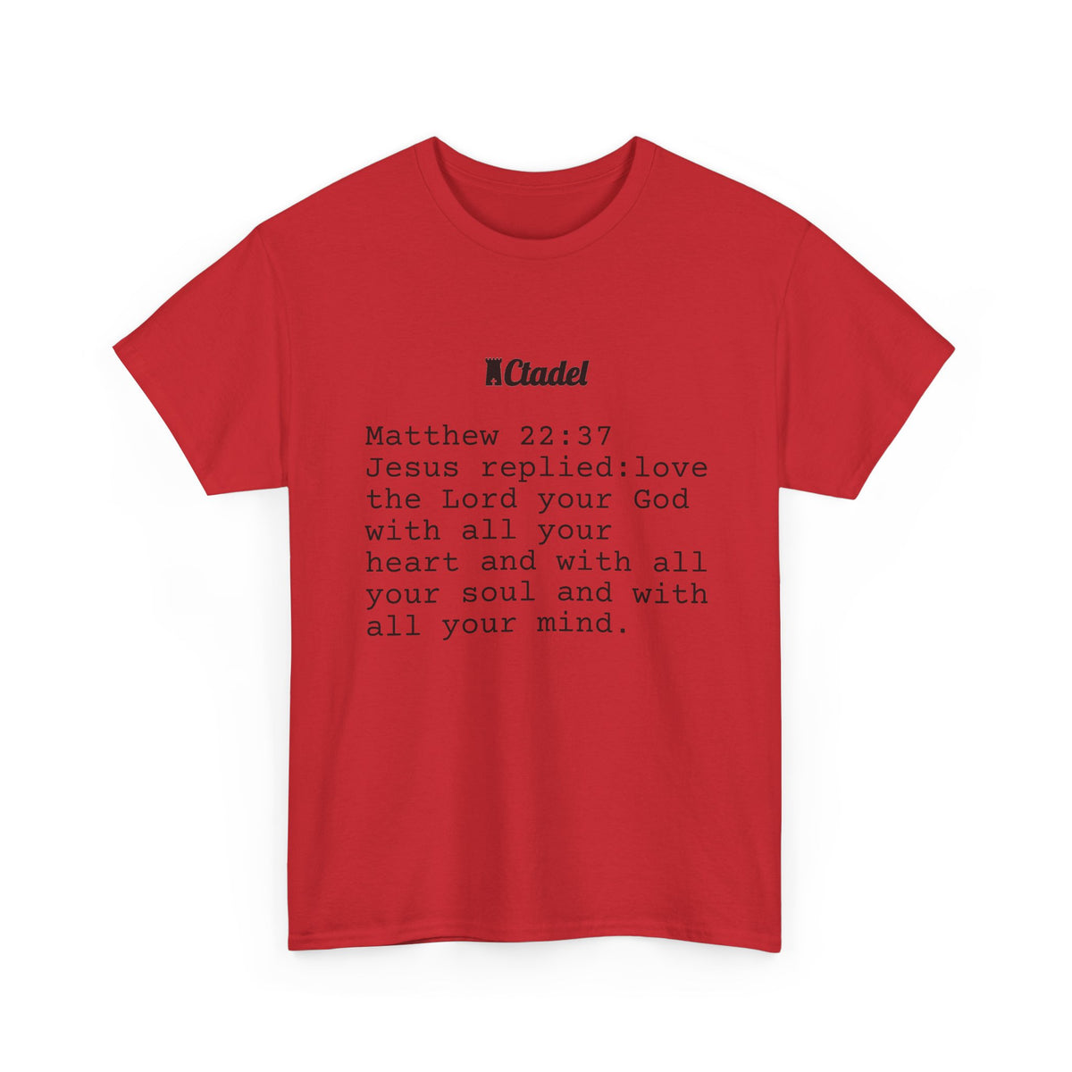Matthew 22:37 Christian T‑Shirt
