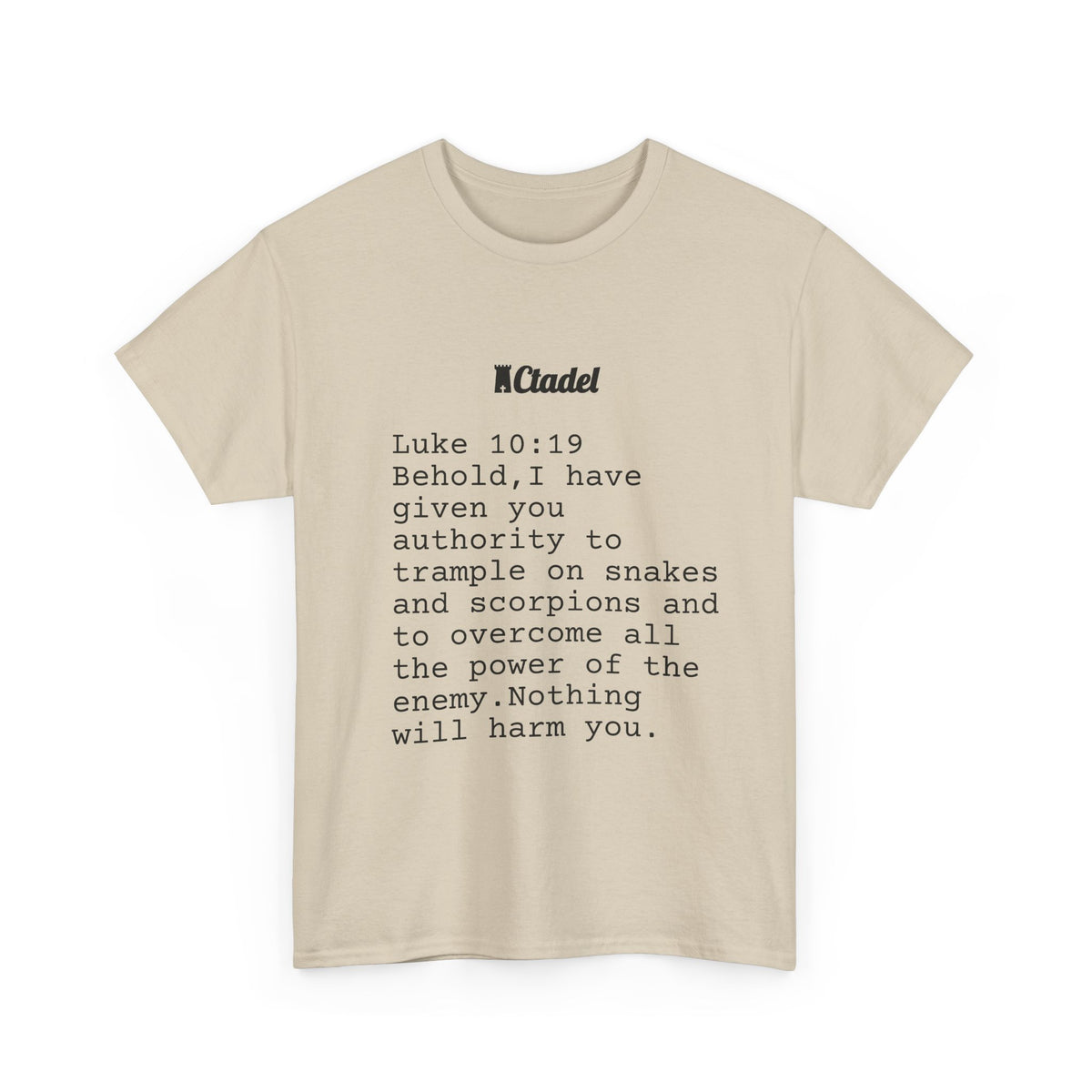 Luke 10:19 Christian T‑Shirt