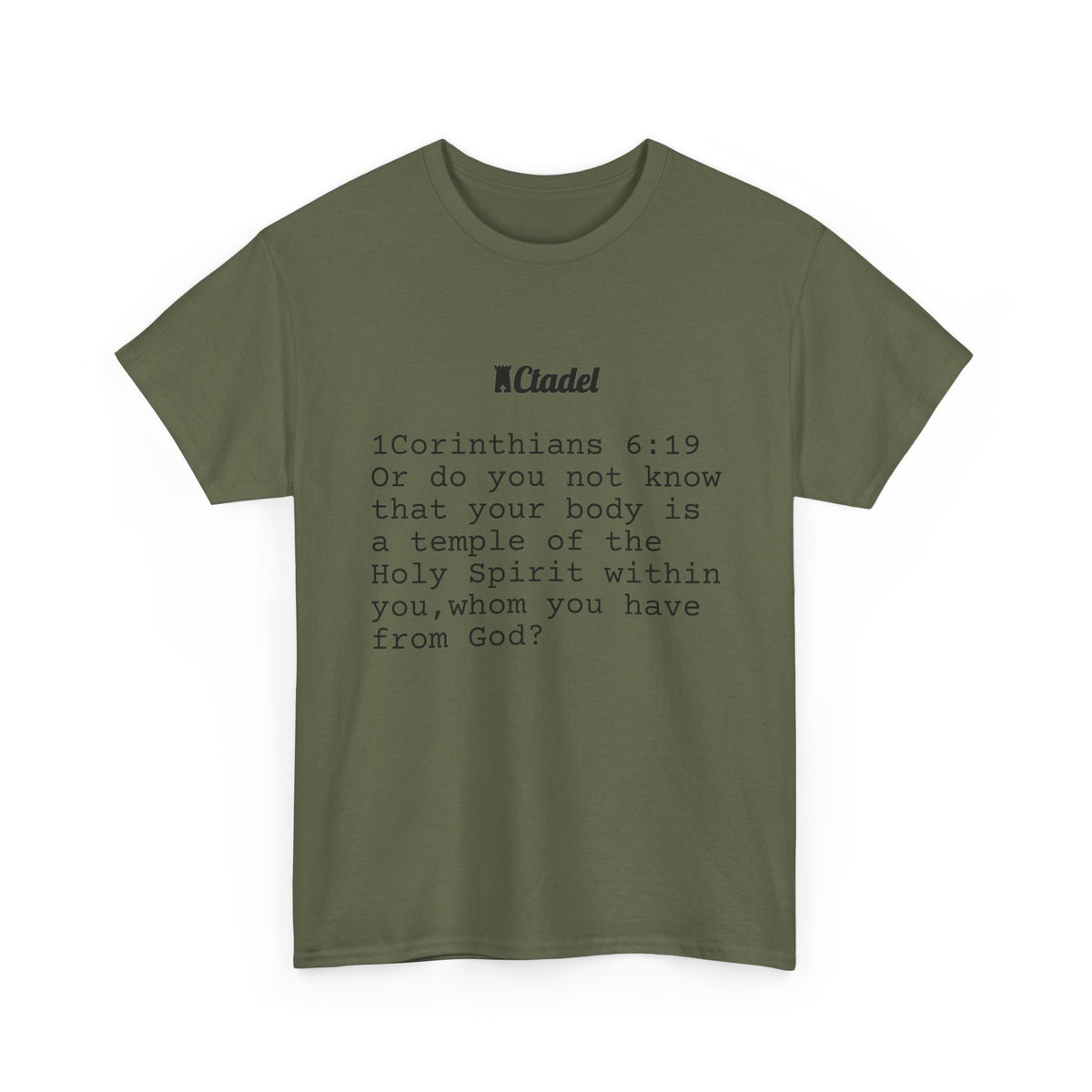 1 Corinthians 6:19 Christian T‑Shirt