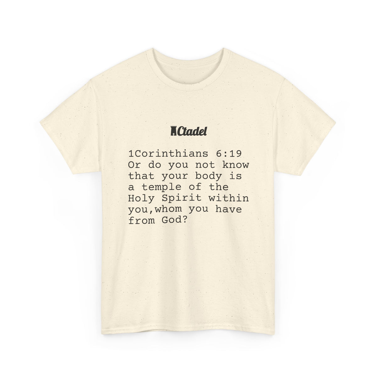 1 Corinthians 6:19 Christian T‑Shirt